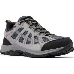 Buty trekkingowe męskie Columbia Redmond Iii. Szare trekkingi Columbia, bez wzorów, z materiału, bez zapięcia. Za 299.99 zł.