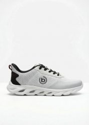 Sneakersy Bugatti na lekkiej podeszwie. Białe buty sportowe casual bonprix, bez wzorów, bez zapięcia. Za 169.99 zł.