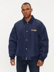 Wrangler Kurtka bomber Transitional 112350422 Granatowy Regular Fit. Niebieskie kurtki Wrangler, m, bez wzorów, z syntetyku, bez kaptura. Za 339.99 zł.