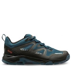 Trekkingi Helly Hansen. Niebieskie buty trekkingowe Helly Hansen, bez wzorów, bez zapięcia. Za 759.99 zł.