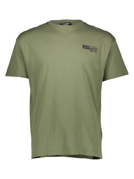 Plein Sport Koszulka w kolorze khaki rozmiar: M. Brązowe bezrękawniki Plein Sport, bez wzorów, z bawełny, bez ramiączek. Za 71.23 zł.
