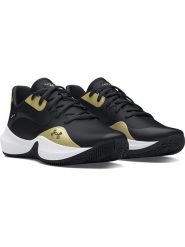 Under Armour Buty sportowe "Lockdown 7 Low" w kolorze złoto-czarnym rozmiar: 43. Czarne buty treningowe Under Armour, bez wzorów, z materiału. Za 174.84 zł.
