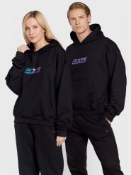 2005 Bluza Unisex Holo Czarny Relaxed Fit. Czarne bluzy 2005, m, bez wzorów, z bawełny, bez kaptura. Za 149.99 zł.