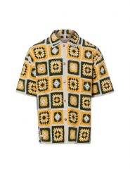 BLKVIS koszula casual Mężczyźni Regular Fit Bawełna żółty, M. Żółte koszule BLKVIS, m, bez wzorów, z bawełny, bez kołnierzyka, bez ramiączek. Za 279.95 zł.