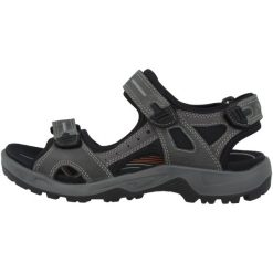 Buty do chodzenia męskie Ecco Offroad Marine. Czarne buty trekkingowe ecco, bez wzorów, z materiału, bez zapięcia, trekkingowe. Za 659.99 zł.