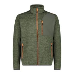 Bluza męska turystyczna CMP 34H2687. Zielone bluzy CMP, m, bez wzorów, bez kaptura. Za 266.00 zł.