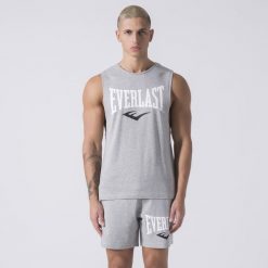 Koszulka bokserska Everlast. Bezrękawniki EVERLAST, xl, bez wzorów, z bawełny, bez kołnierzyka, bez ramiączek. Za 69.99 zł.