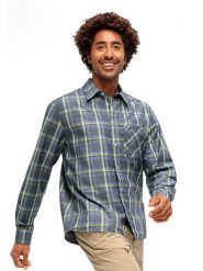 Maier Sports Koszula funkcyjna "Claas" w kolorze niebiesko-żółtym rozmiar: 66. Niebieskie koszule Maier Sports, bez wzorów, z materiału, bez kołnierzyka, bez ramiączek. Za 91.77 zł.