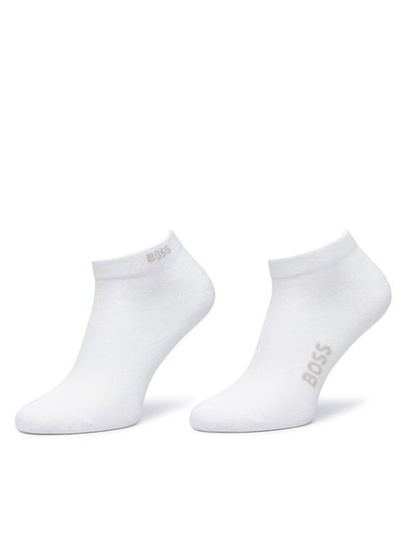 BOSS Skarpety krótkie 50538188 Biały. Białe skarpety Boss, bez wzorów, z wiskozy. Za 69.99 zł.