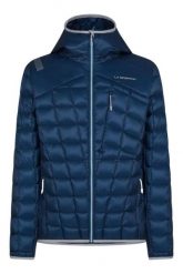 Kurtka trekkingowa męska La Sportiva D'Herens Down. Niebieskie kurtki La Sportiva, l, bez wzorów, z materiału, bez kaptura. Za 555.49 zł.