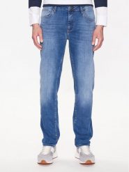 Lindbergh Jeansy 30-020000SFB Niebieski Tapered Fit. Niebieskie jeansy Lindbergh, m. Za 139.99 zł.