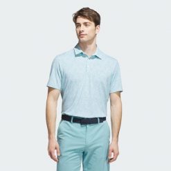 Koszulka Ultimate365 Mini Bunker Polo. Niebieskie koszulki polo Adidas, m, bez wzorów, bez kołnierzyka, bez ramiączek. Za 279.00 zł.
