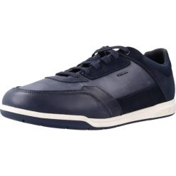 Buty GEOX U SPHERICA EC3 Niebieski. Niebieskie buty turystyczne Geox, bez wzorów, ze skóry, bez zapięcia, na fitness i siłownię. Za 320.99 zł.