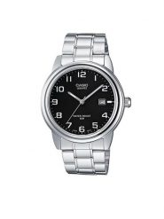 Casio Zegarek MTP-1221A-1AVEG Srebrny. Szare, cyfrowe zegarki Casio, srebrne. Za 249.99 zł.