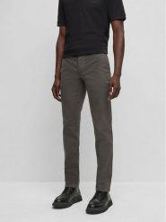 Boss Spodnie materiałowe 50470813 Szary Slim Fit. Szare spodnie materiałowe Boss, m, bez wzorów, z bawełny. Za 549.99 zł.