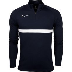 Bluza sportowa męska Nike Dri-FIT Academy. Niebieskie bluzy bez kaptura Nike, m, bez wzorów, bez kaptura. Za 172.96 zł.