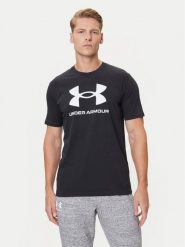 Under Armour T-Shirt Ua Sportstyle Logo Update Ss 1382911-001 Czarny Loose Fit. Czarne t-shirty sportowe Under Armour, bez wzorów, z bawełny, bez ramiączek, na fitness i siłownię. Za 99.99 zł.