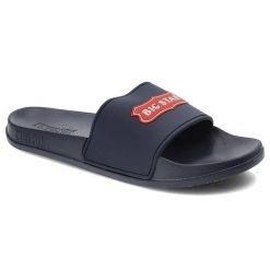 Granatowe Klapki Basenowe Big Star Unisex. Niebieskie klapki BIG STAR, z materiału. Za 69.99 zł.