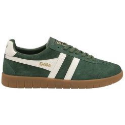 Sneakersy z zamszu Gola Hurricane. Białe buty sportowe casual Gola, bez wzorów, z zamszu, bez zapięcia. Za 415.00 zł.