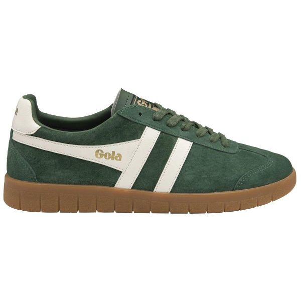 Sneakersy z zamszu Gola Hurricane. Białe buty sportowe casual Gola, bez wzorów, z zamszu, bez zapięcia. Za 415.00 zł.
