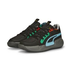 Buty do koszykówki męskie Puma COURT RIDER. Czarne buty do koszykówki Puma, bez zapięcia, do koszykówki. Za 865.99 zł.