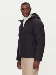 Tommy Hilfiger Kurtka puchowa MW0MW40616 Czarny Regular Fit. Czarne kurtki Tommy Hilfiger, m, bez wzorów, z puchu, bez kaptura. Za 1,199.00 zł.