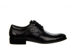 Półbuty John Doubare QA527-C5-A78 Black 104210, Czarny, Skóra naturalna - 41. Czarne eleganckie półbuty John Doubare, bez wzorów, ze skóry, bez obcasa, bez zapięcia. W wyprzedaży za 494.10 zł.