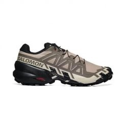 Buty trekkingowe męskie Salomon Speedcross 6. Brązowe buty turystyczne Salomon, bez wzorów, z materiału, bez zapięcia, trekkingowe, salomon speedcross. Za 637.00 zł.