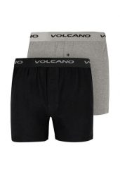 Bokserki z logo U-FREE. Czarne bokserki Volcano, m, bez wzorów, z bawełny. Za 79.99 zł.