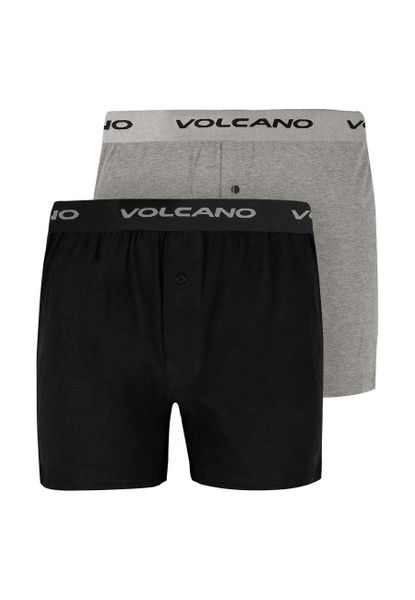 Bokserki z logo U-FREE. Czarne bokserki Volcano, m, bez wzorów, z bawełny. Za 79.99 zł.