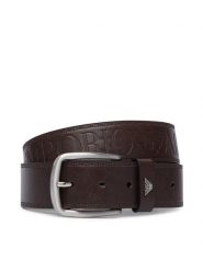 Emporio Armani Pasek EM007190 AF29179 U6027 Zielony. Zielone paski Emporio Armani, bez wzorów, ze skóry. Za 569.99 zł.