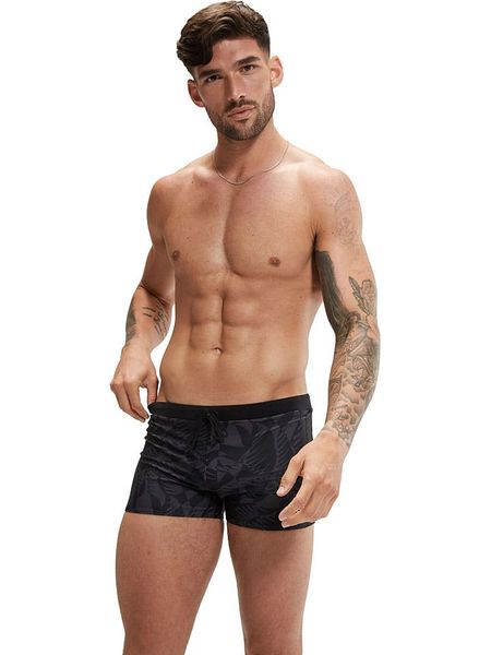 Speedo Kąpielówki w kolorze czarno-szarym rozmiar: 5. Czarne kąpielówki Speedo, bez wzorów, z poliamidu. Za 120.45 zł.