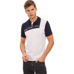 Koszulka polo w kolorze biało-granatowym. Koszulki polo marki Galvanni. W wyprzedaży za 99.95 zł.