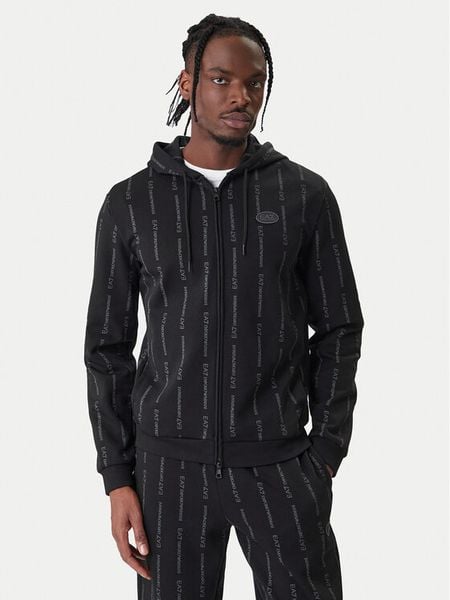 EA7 Emporio Armani Bluza 7M001392 AF12660 FC039 Czarny Regular Fit. Czarne bluzy EA7 Emporio Armani, m, bez wzorów, z bawełny, bez kaptura. Za 669.99 zł.