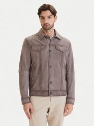 Milestone Kurtka skórzana Maurice 611613 60745 Brązowy Regular Fit. Brązowe kurtki Milestone, m, bez wzorów, z weluru, bez kaptura. Za 2,199.00 zł.