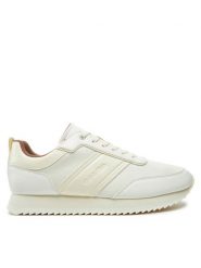 Calvin Klein Sneakersy Low Top Lace Up Logo Lth HM0HM01654 Biały. Białe buty sportowe casual CALVIN KLEIN, bez wzorów, ze skóry, bez zapięcia. Za 279.99 zł.