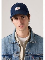 Levi's Czapka w kolorze granatowym rozmiar: onesize. Niebieskie czapki z daszkiem Levi's®, bez wzorów, z bawełny. Za 132.98 zł.