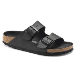 Klapki unisex Birkenstock Arizona Birkoflor. Czarne klapki Birkenstock, z materiału. Za 587.00 zł.