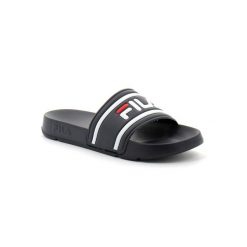 Klapki Fila Model Morro Bay Kolor Niebieski. Białe klapki Fila, z materiału. W wyprzedaży za 92.05 zł.