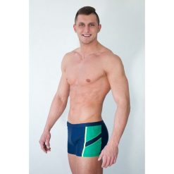 Belibe Sport Kąpielówki męskie 1400 m1420 granatowo zielone r. M. Odzież kąpielowa marki Belibe Sport. Za 41.72 zł.