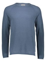 Jack & Jones Sweter "Hill" w kolorze błękitnym rozmiar: S. Niebieskie swetry nierozpinane Jack & Jones, s, bez wzorów, bez kołnierzyka, bez ramiączek. Za 83.62 zł.