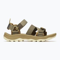 Sandały męskie Merrell Speed Fusion Sport RMX. Zielone sandały Merrell, bez zapięcia. Za 319.99 zł.