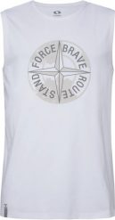 Męski podkoszulek Loap Altranic White. Białe podkoszulki 55PROTEC, m, bez wzorów, z bawełny, bez ramiączek. Za 115.99 zł.
