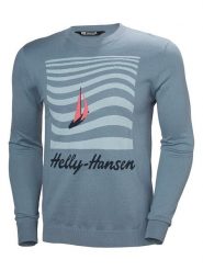 Helly Hansen Sweter "Quayside" w kolorze niebieskim rozmiar: XL. Niebieskie swetry nierozpinane Helly Hansen, xl, bez wzorów, z bawełny, bez kołnierzyka, bez ramiączek. Za 201.35 zł.