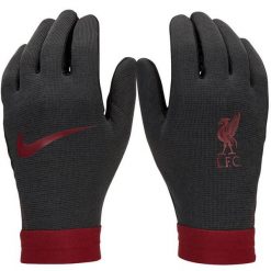 Rękawiczki Męskie Nike Liverpool FC Thermafit. Czarne rękawiczki Nike, bez wzorów. Za 167.30 zł.