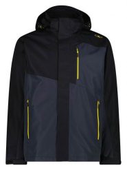 Cmp Kurtka funkcyjna 3w1 w kolorze czarnym rozmiar: 58. Czarne kurtki outdoor i hardshell CMP, m, bez wzorów, z tkaniny, bez kaptura. Za 240.99 zł.