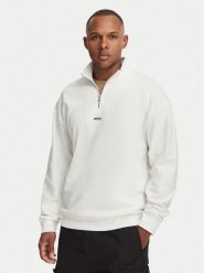 HUGO Bluza Durty244 50525881 Kremowy Relaxed Fit. Białe bluzy Hugo, m, bez wzorów, z bawełny, bez kaptura. Za 449.99 zł.