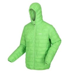 Kurtka turystyczna dla mężczyzn Hooded Hillpack z kapturem. Zielone kurtki Regatta, m, bez wzorów, z poliamidu, z kapturem. Za 139.99 zł.
