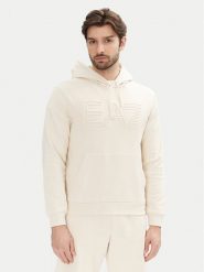 EA7 Emporio Armani Bluza 7M000152 AF10432 U1079 Écru Regular Fit. Bluzy EA7 Emporio Armani, m, bez wzorów, z bawełny, bez kaptura. Za 249.99 zł.
