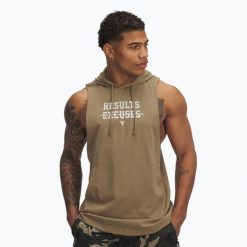 Bluza męska Under Armour Project Rock Wire SL. Brązowe bluzy Under Armour, m, bez wzorów, bez kaptura. Za 169.99 zł.